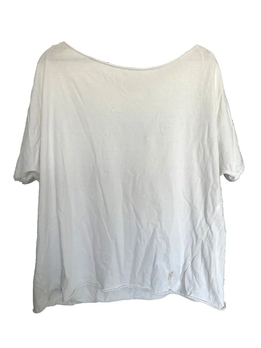 FP Movement Womens XL Oversized White Tee Casual Lounge Athleisure